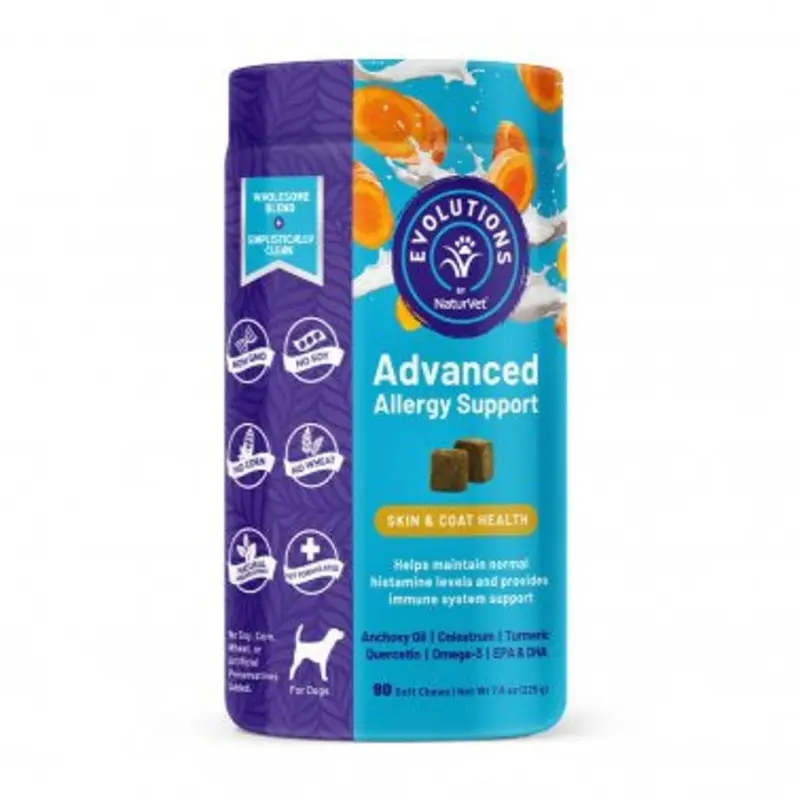 Naturvet Evolutions Advanced Allergy Soft Chew 90 Count*