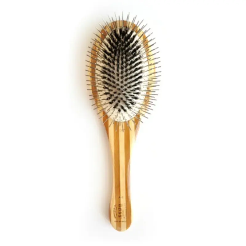 Bass Oval Pet Brush Wire/Boar