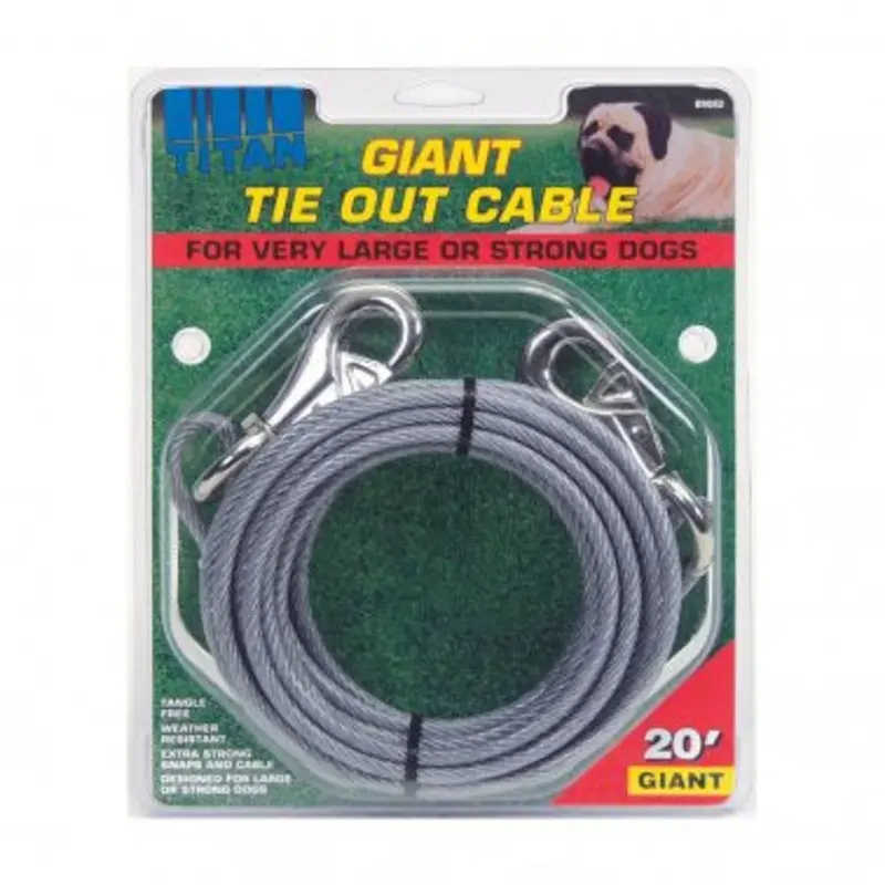 Coastal Titan Giant Tie Out Cable 20ft*