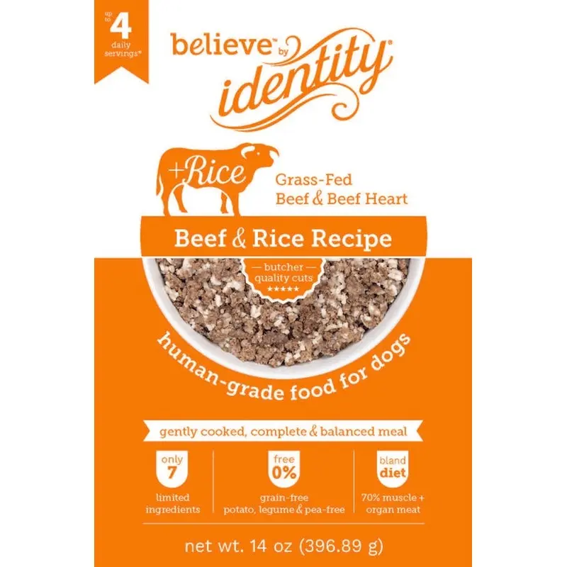 Identity Believe Gently Cooked Bland Diet Beef & Rice 14oz