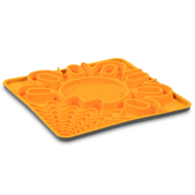 Messy Mutts Interactive Multi Mat Orange