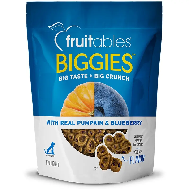 Fruitables Biggies Pumpkin Blueberry Treat 16oz