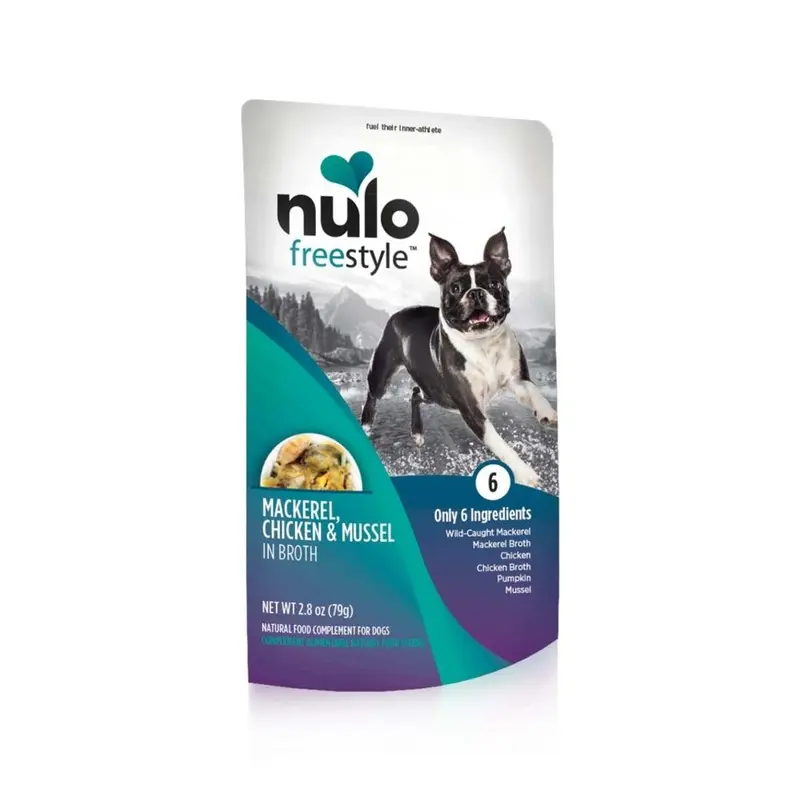 Nulo Dog Mackerel Chicken Mussel Pouch 2.8oz
