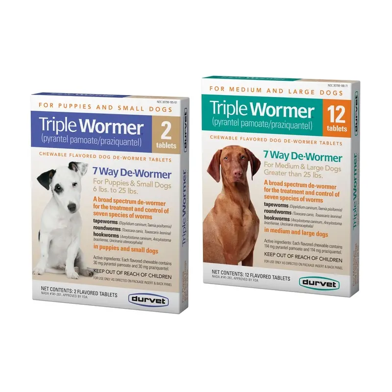 Durvet Triple Wormer 2ct