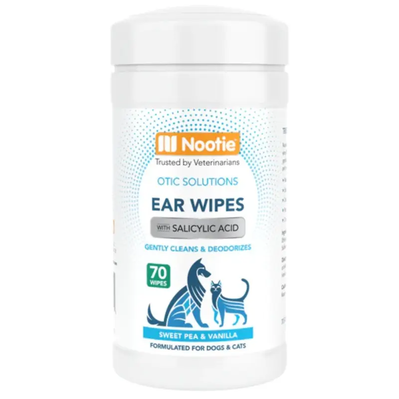 Nootie Ear Wipes Sweet Pea Vanilla 70ct