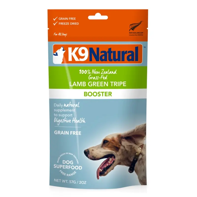 K9 Natural Freeze Dry Lamb Green Tripe Topper