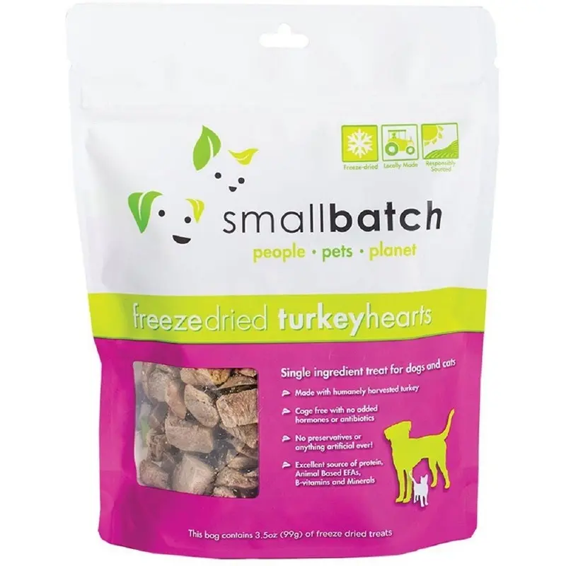 Small Batch Freeze Dried Turkey Heart 3.5oz