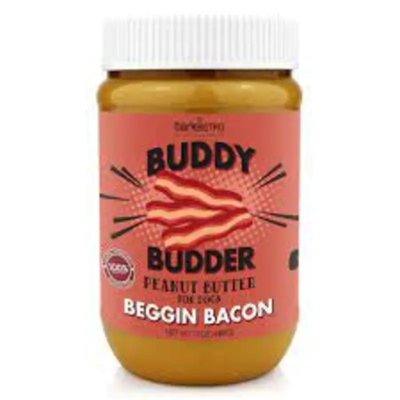 Bark Bistro Buddy Budder Peanut Butter Beggin Bacon