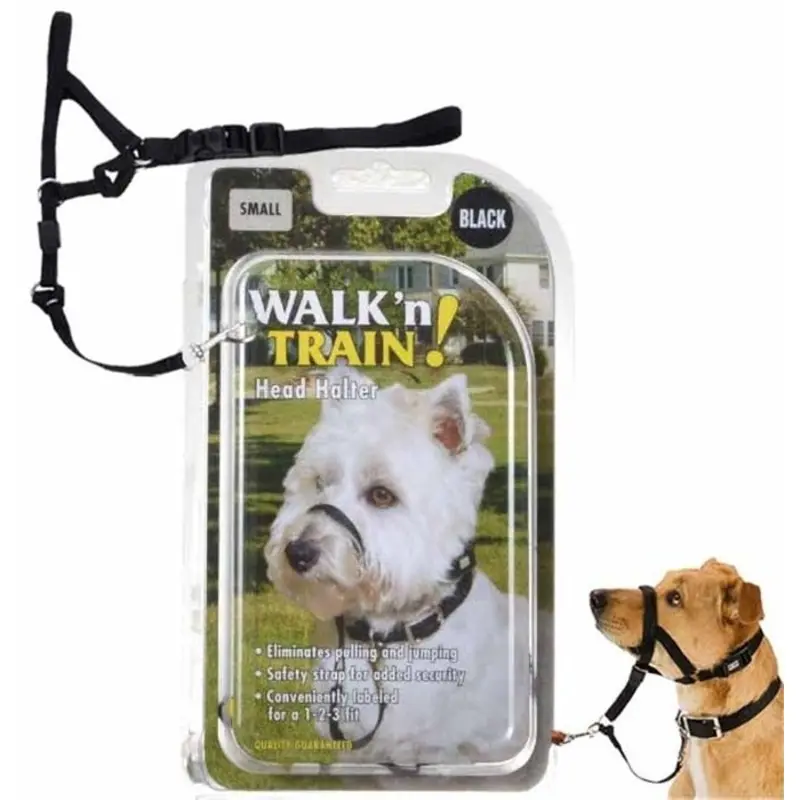 Coastal Walk n Train Head Halter Black