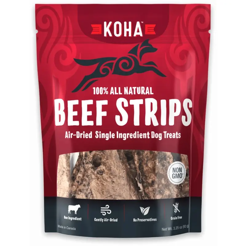 KOHA Beef Strips 3.25oz