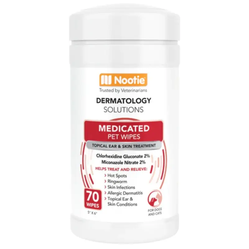 Nootie Medicated Antimicrobial Wipes 70ct
