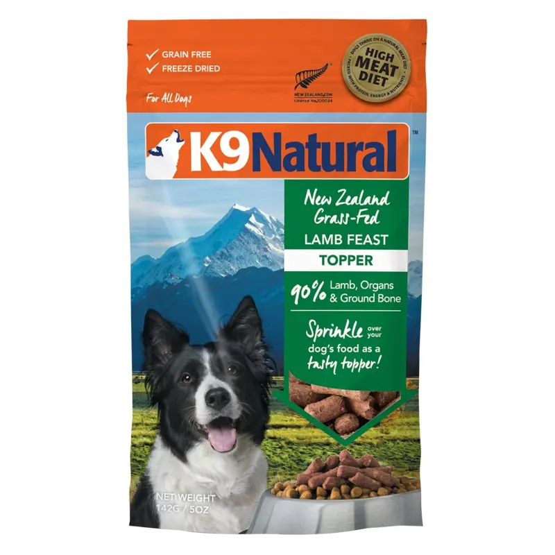 K9 Natural Freeze Dry Lamb Topper 5oz
