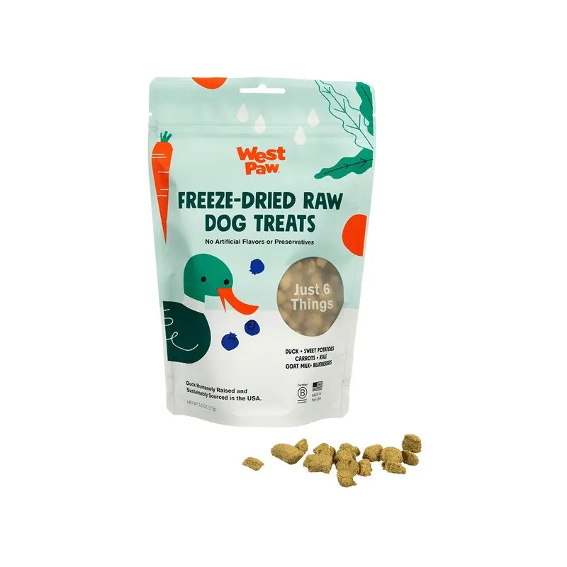 West Paw Freeze Dried Raw Treats Duck