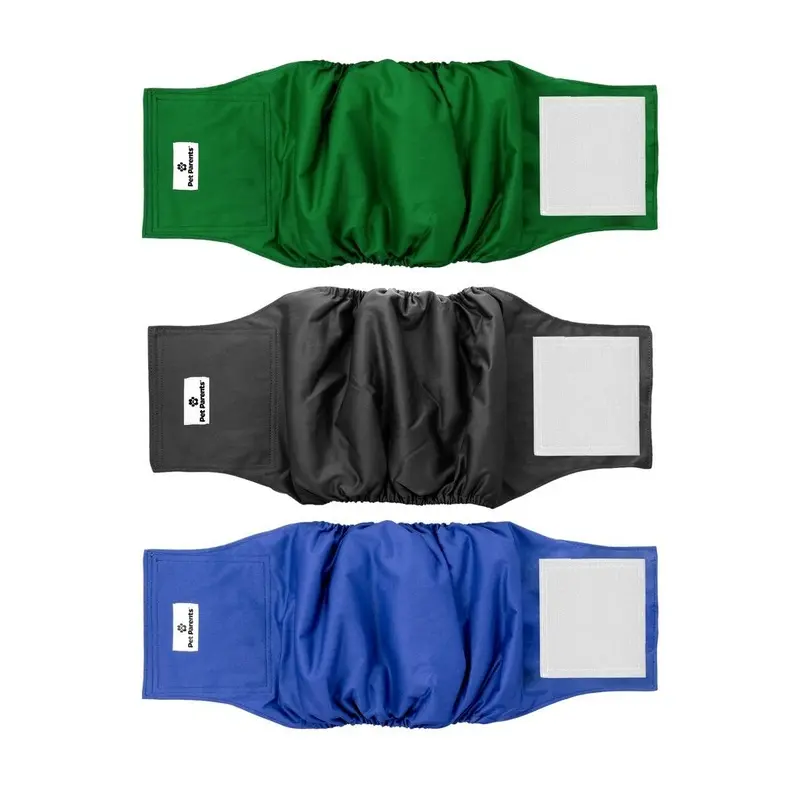 Pet Parents Washable Belly Band Gentleman 3pk