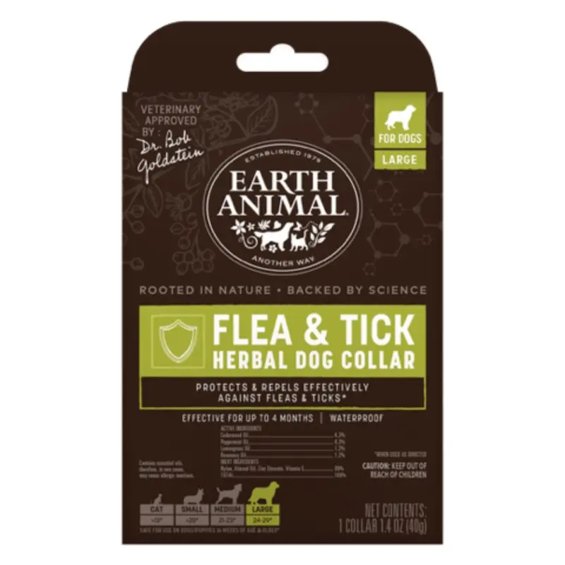 Earth Animal Dog Flea And Tick Collar