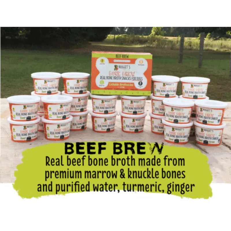 Nugget's Bone Brew Beef 4oz 4pk