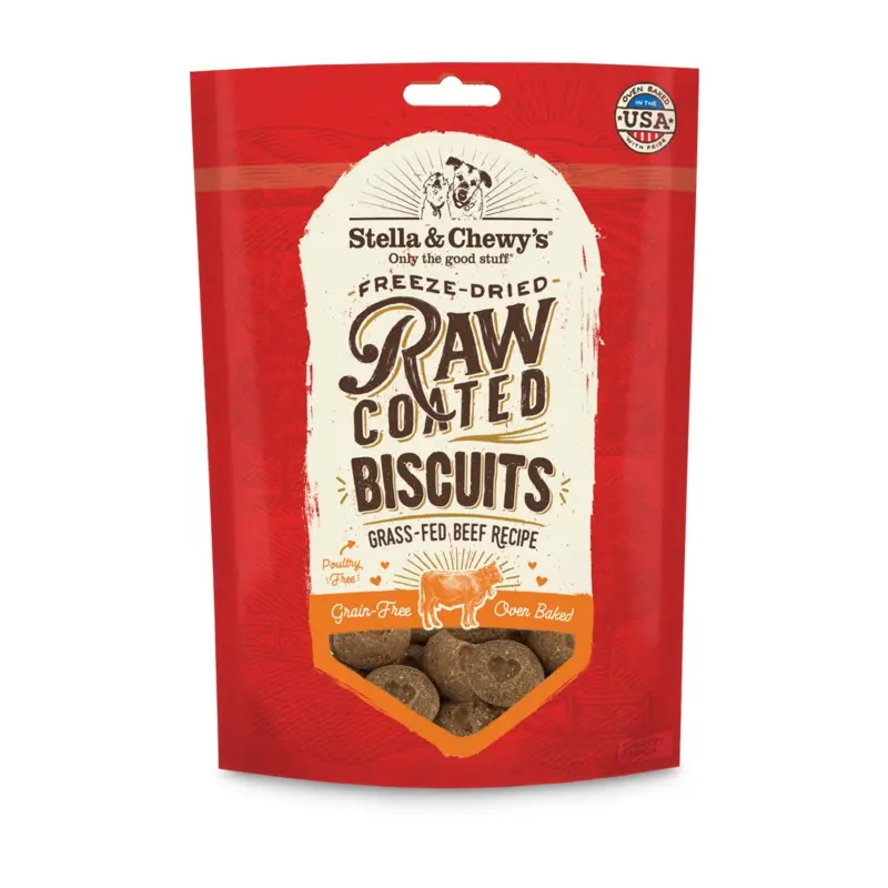 Stella & Chewy's Raw Coated Biscuits Beef