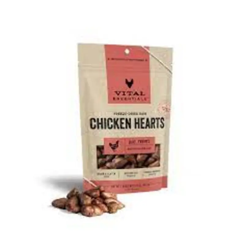 Vital Essentials Freeze Dried Chicken Hearts 1.9oz