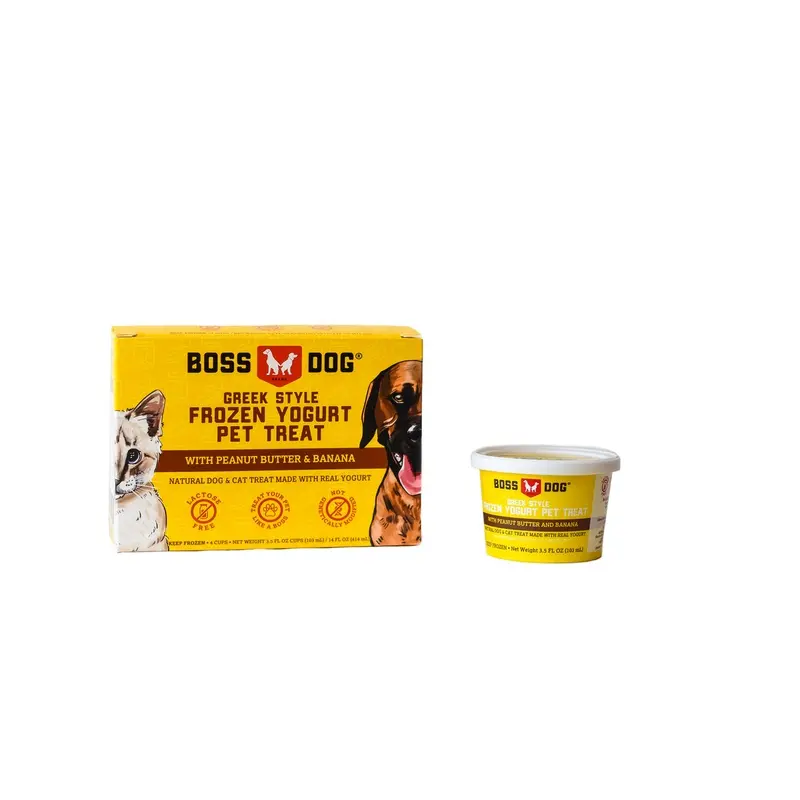 Boss Dog Frozen Yogurt Peanut Butter Banana
