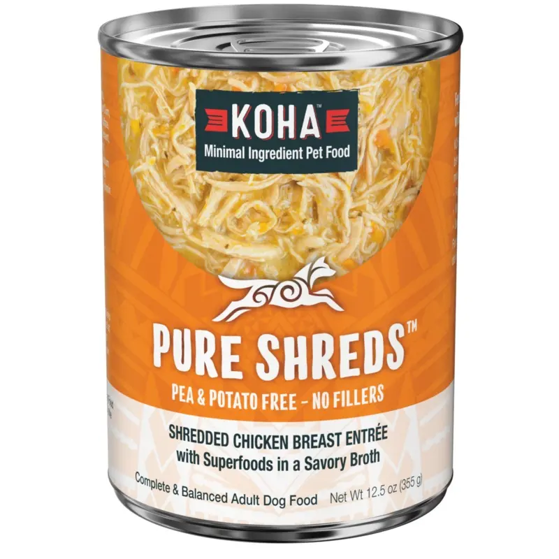 KOHA Dog GF Shredded Chicken Pumpkin 12.5oz