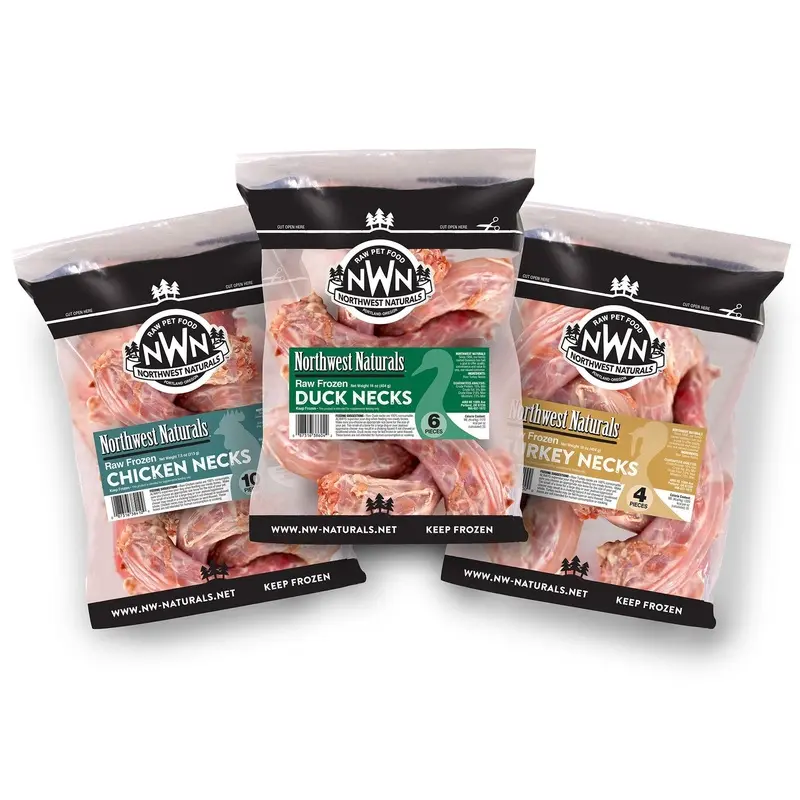 Northwest Naturals Frozen Raw Duck Necks 6ct