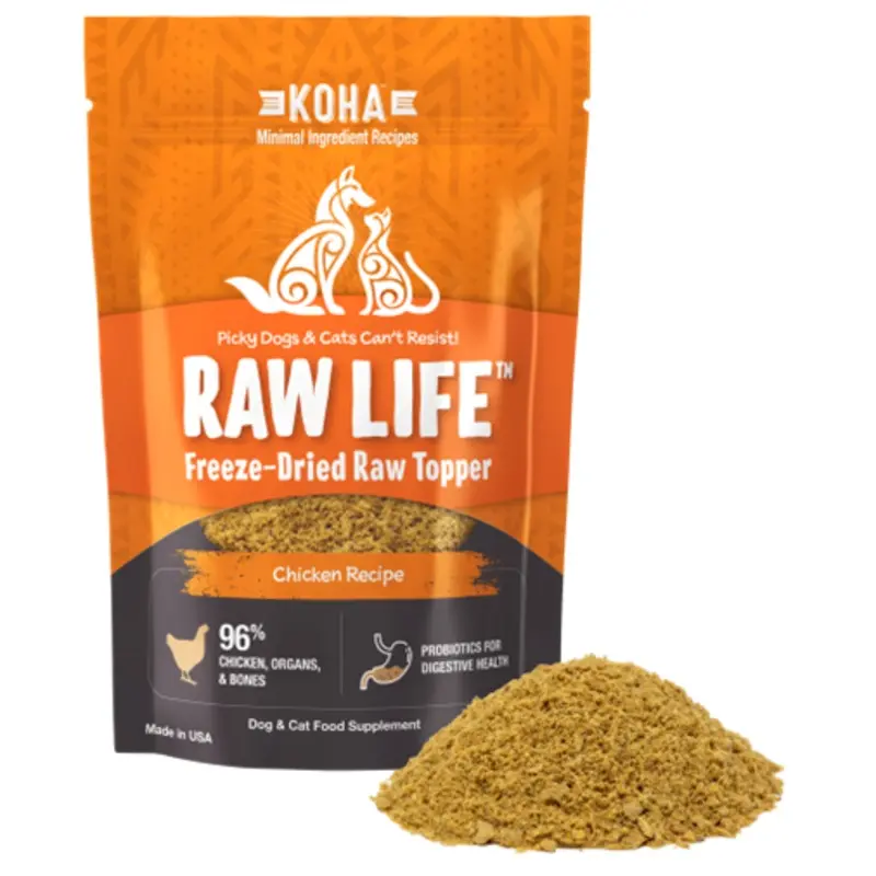 KOHA Dog/Cat GF Freeze Dry Topper Chicken 8oz