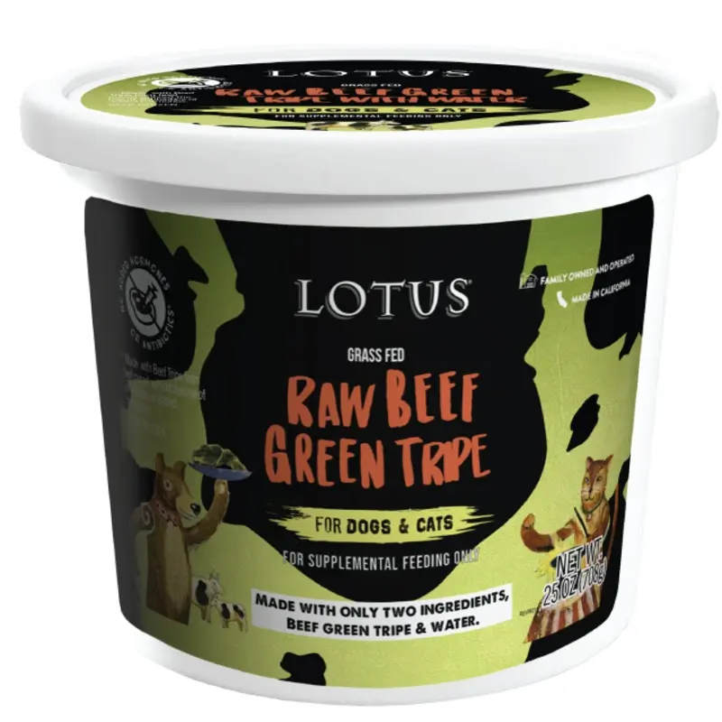 Lotus Dog/Cat Raw Green Tripe