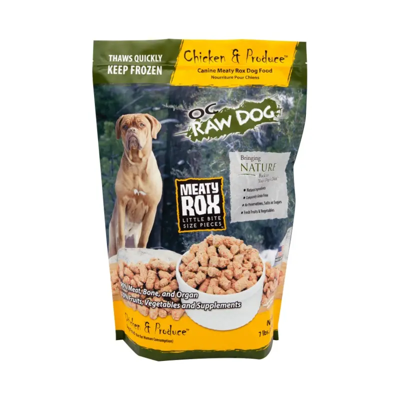 OC Raw Dog Chicken Produce Rox