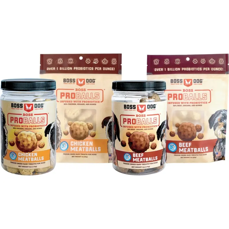 Boss Dog Freeze Dried Meatballs Chicken