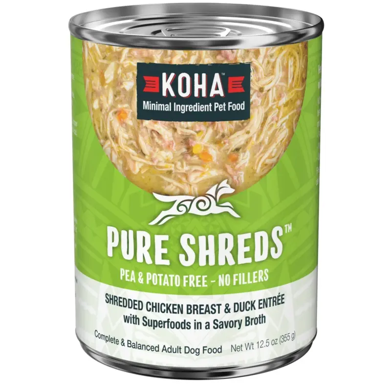 KOHA Dog GF Shredded Chicken Duck 12.5oz
