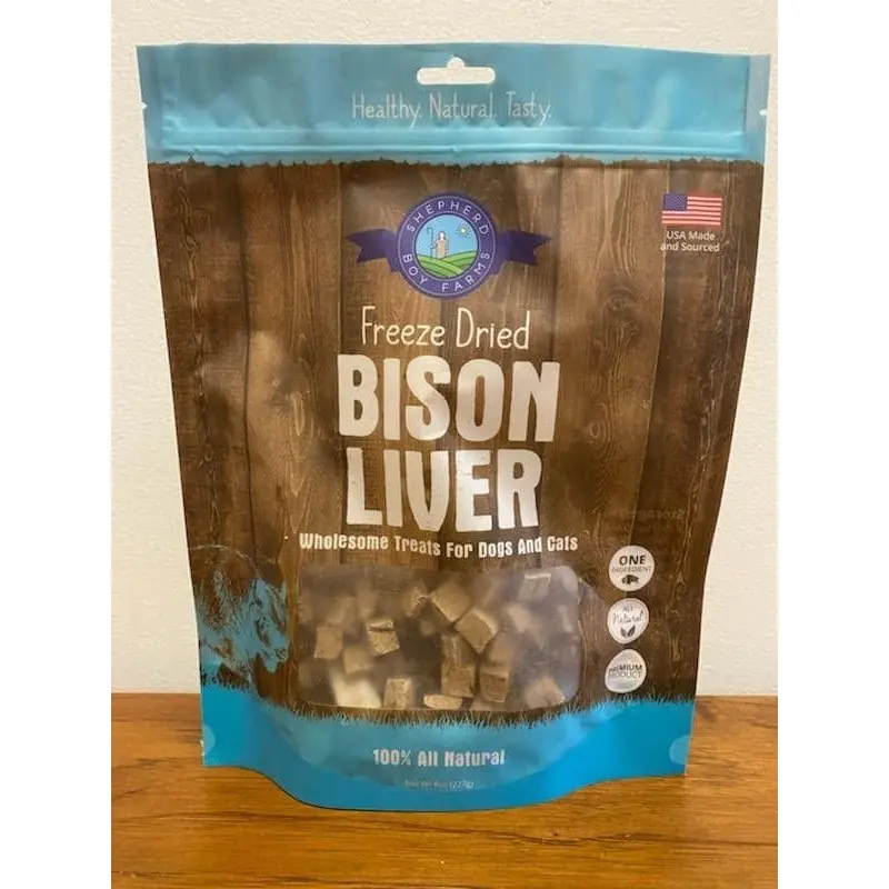 Shepherd Boy Freeze Dried Bison Liver