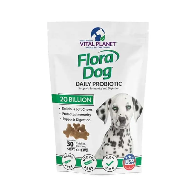 Vital Planet Flora Dog 20 Billion Soft Chew 30ct