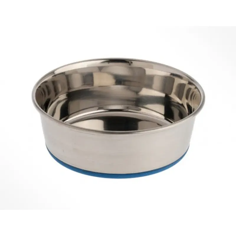 OurPets Rubber Bonded Stainless Bowl 1.2pt 2.25cup
