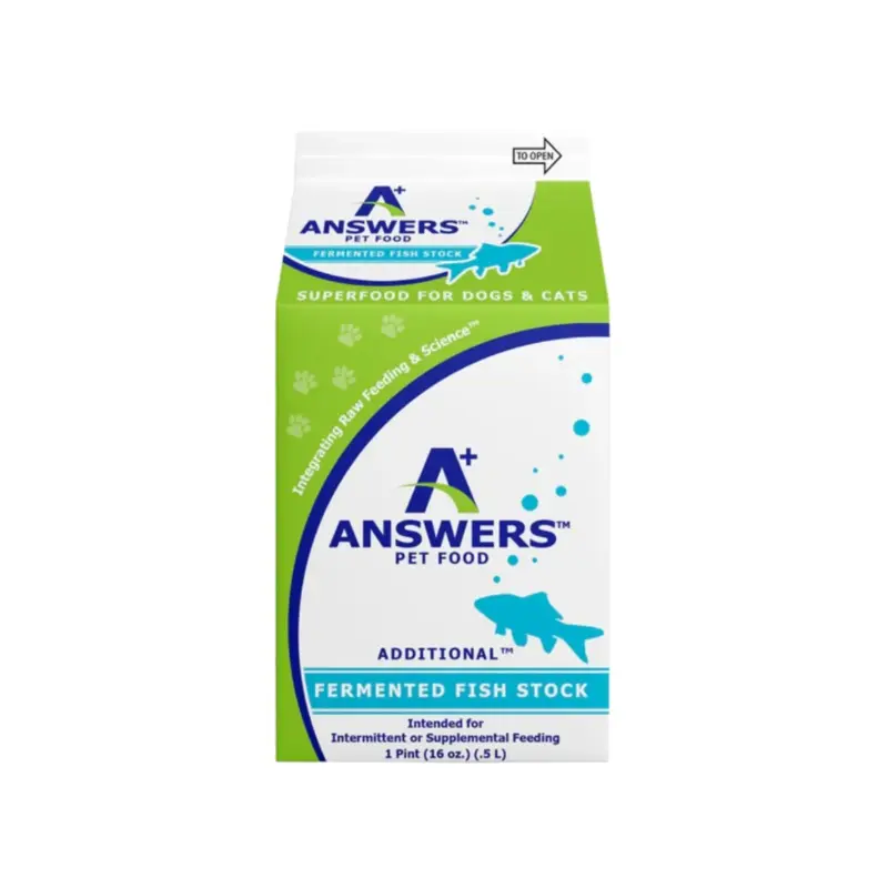 Answers Pet Food Fermented Fish Stock
