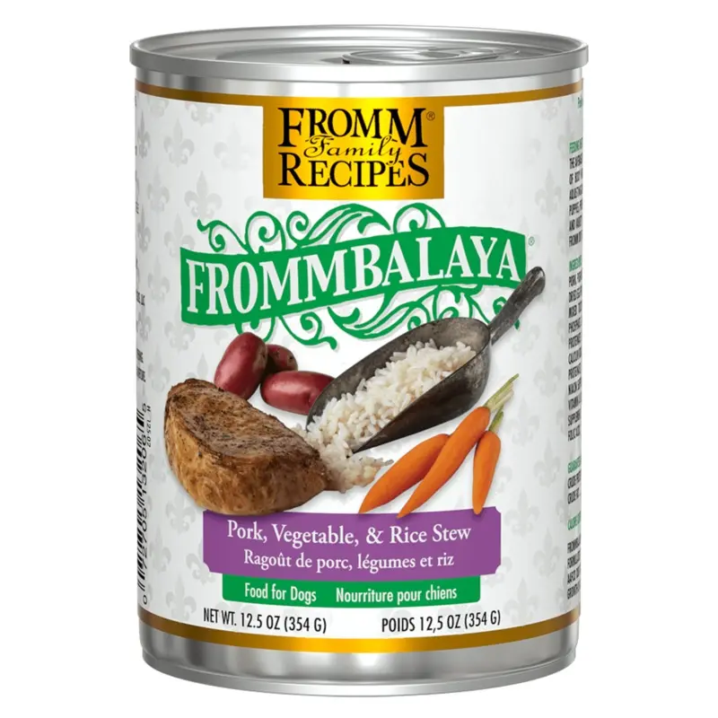 Fromm Frommbalaya K9 Cans Pork Rice 12.5oz