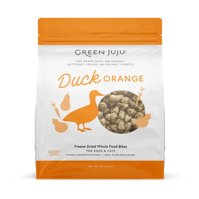 Green Juju Freeze Dried Duck Orange