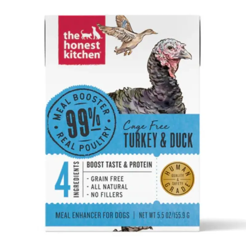 Honest Kitchen 99% Turkey & Duck Meal Booster 5.5oz