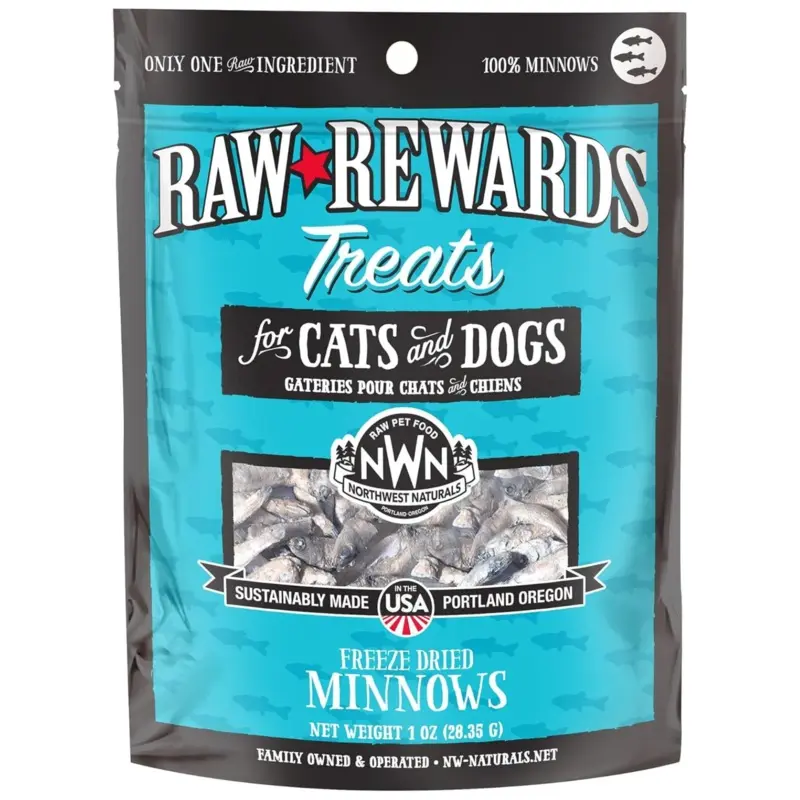 Northwest Naturals Freeze Dried Minnows Treat 1oz