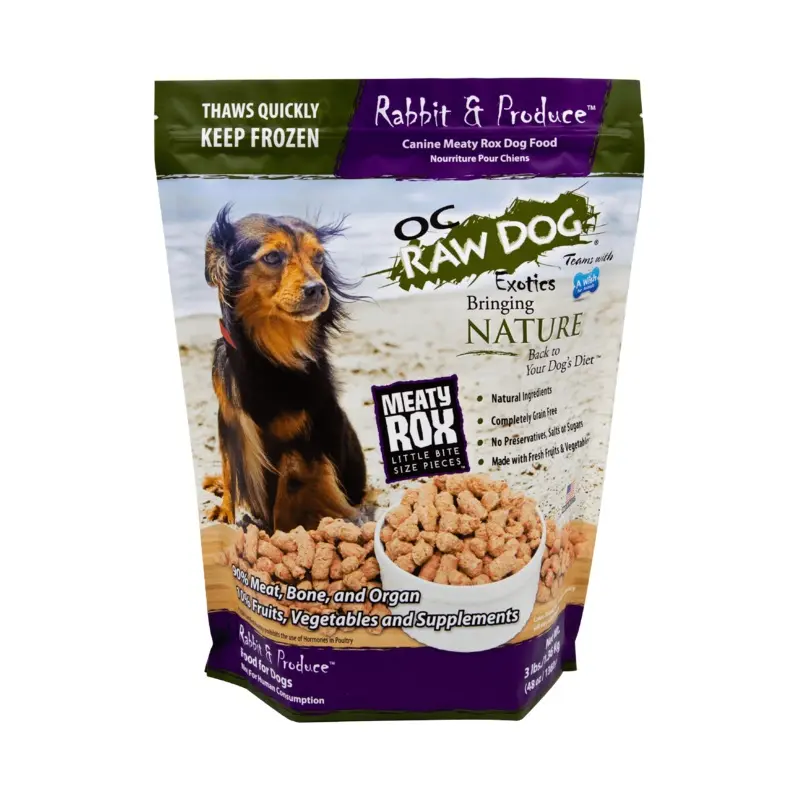 OC Raw Frozen Rox Rabbit Produce