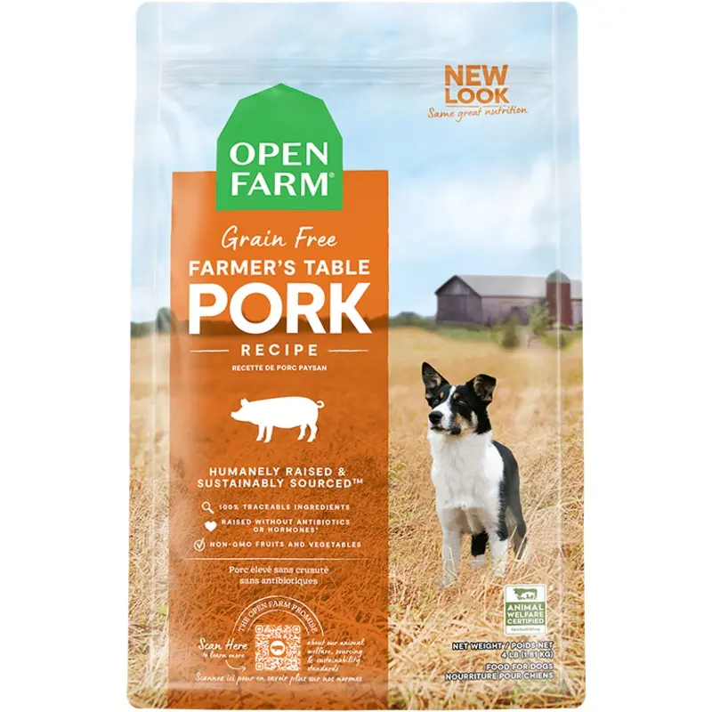 Open Farm Dog GF Farm Table Pork Veg