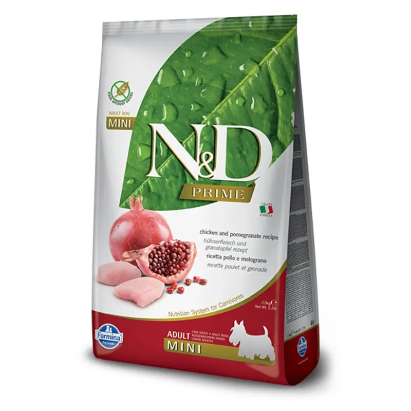 Farmina N&D K9 GF Prime Chicken Pomegranate Adult Mini