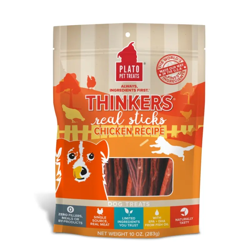 Plato Thinkers Chicken Sticks 10z