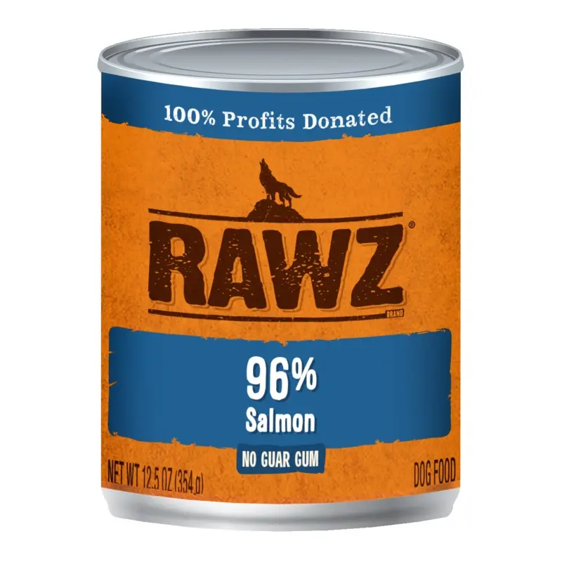 Rawz K9 Cans 96% Salmon 12.5oz
