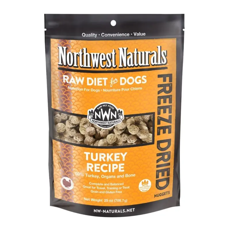 Northwest Naturals Dog Freeze Dried Nuggets Turkey