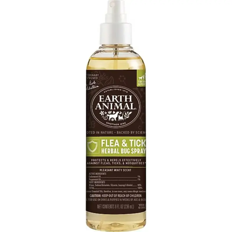 Earth Animal Flea & Tick Herbal Bug Spray 8oz