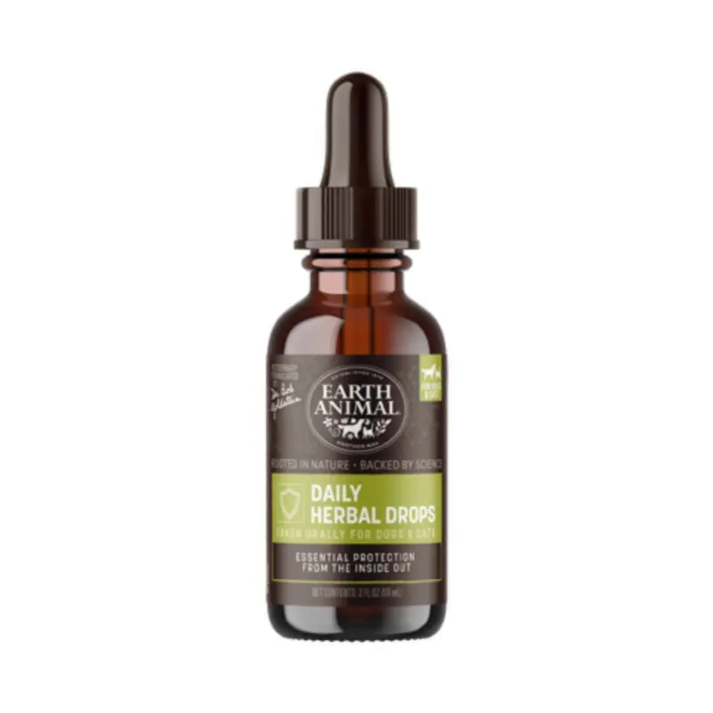 Earth Animal Flea & Tick Removal Daily Drops 2oz