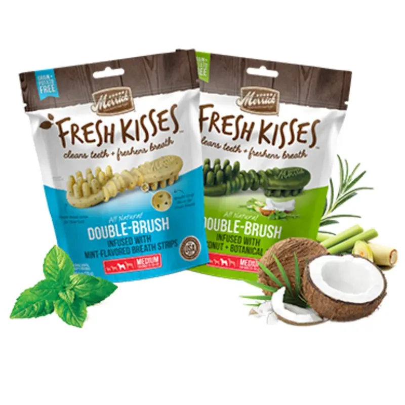 Merrick Fresh Kisses Dental Treat Mint Flakes