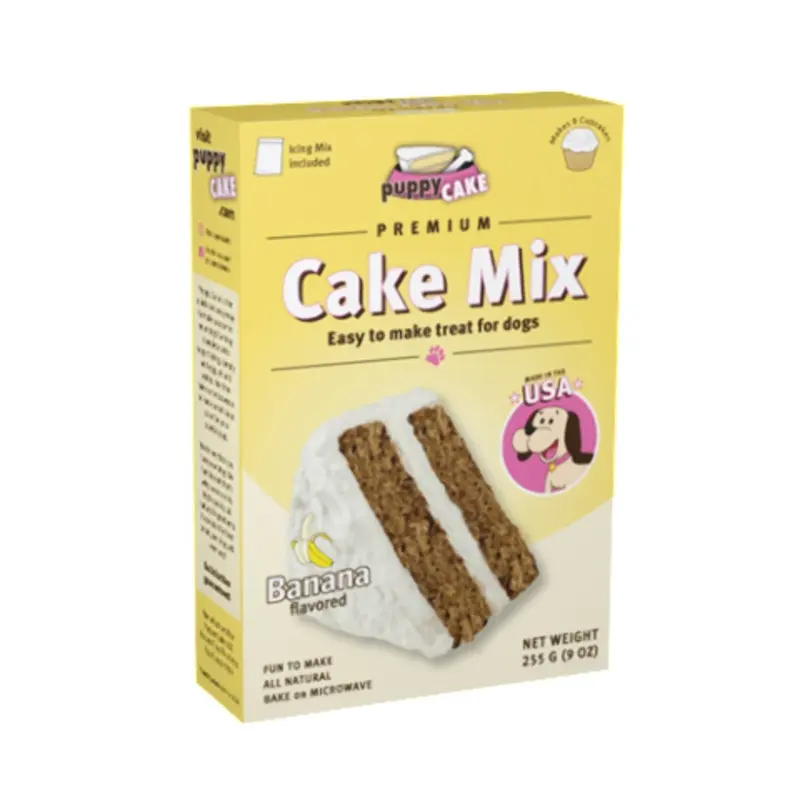 Puppy Cake and Frosting Banana Flavored