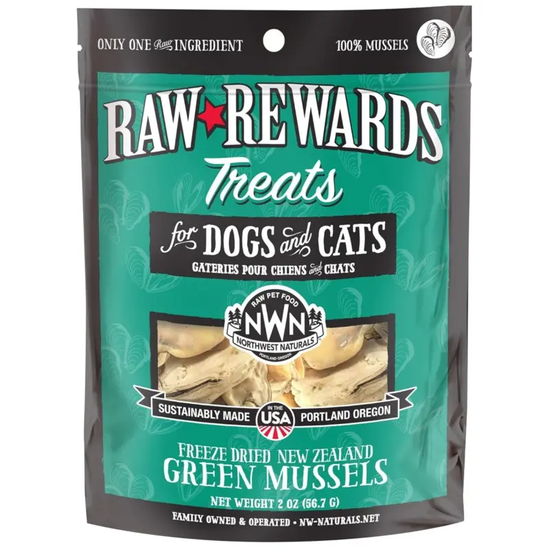 Northwest Naturals Freeze Dried Green Mussels Treat 2oz