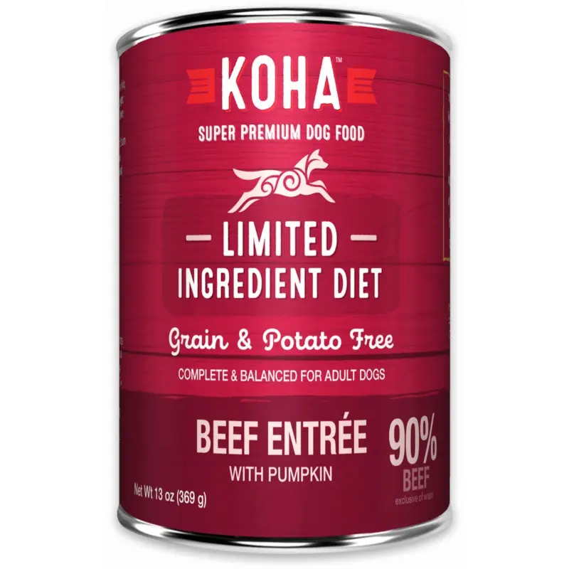 KOHA Dog GF LID 90% Beef 13oz